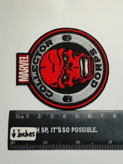 AMM68 MARVEL FUNKO RED SKULL COLLECTOR CORPS SEWING CLOTH BADGE (JF041)