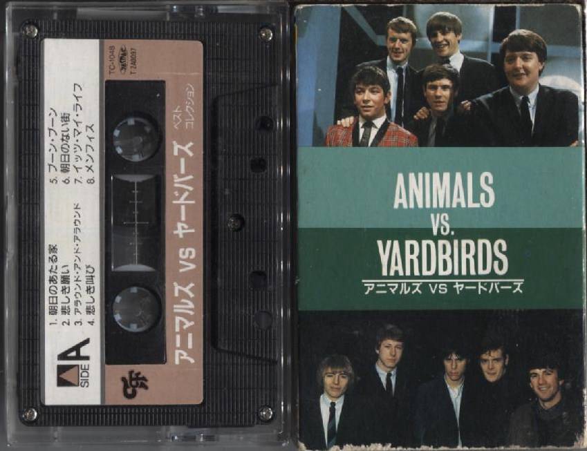 Mega Rare Animals Band Vs Yardbirds Japan Cassette CS746