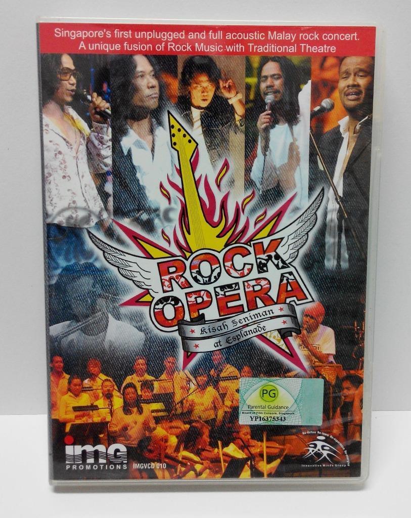Malay Rock Band Concert Aisah Seniman At Esplanade Singapore 2x VCD FCB1065