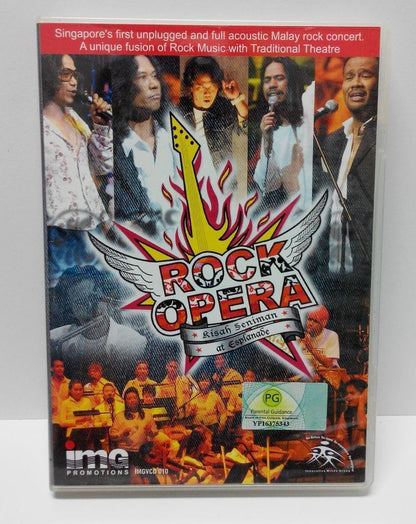Malay Rock Band Concert Aisah Seniman At Esplanade Singapore 2x VCD FCB1065