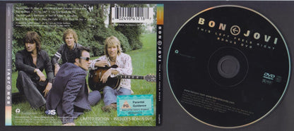 Mega Rare Bon Jovi This Left Feels Right 2003 Singapore CD + DVD FCS6243