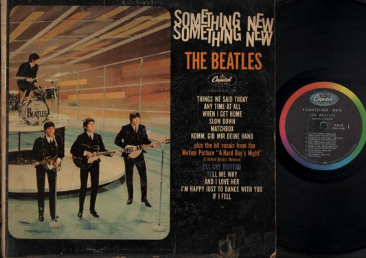 The Beatles Something New Something New Rare Capitol USA 12" LP ELP729