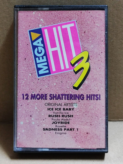 AMM68 MEGA HIT 3 PAULA ABDUL ROXETTE 1991 EMI MALAYSIA ENGLISH CASSETTE (CS2298)