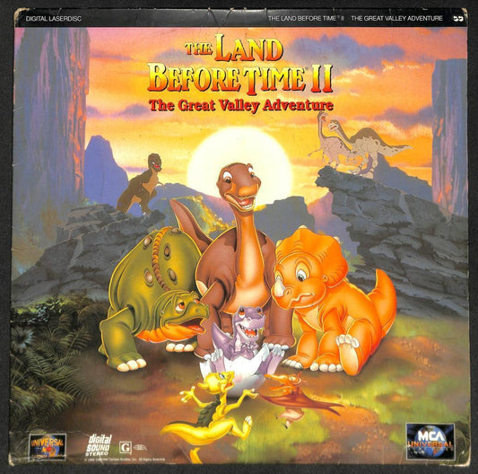 Mega Rare Cartoon Animation Movie Land Before Time 2 Singapore Laserdisc LD1327