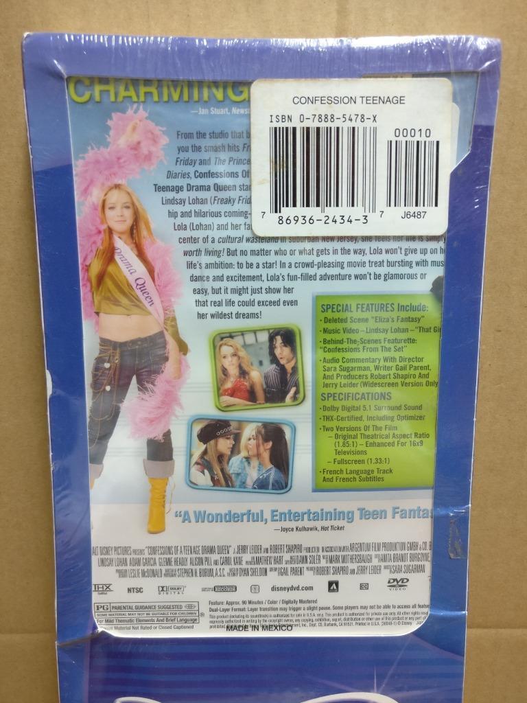 Sealed Confessions of a Teenage Drama Queen Lindsay Lohan Mexico DVD FCBL163