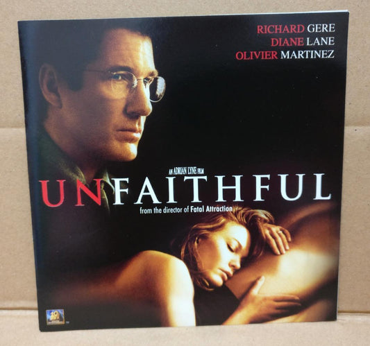 Mega Rare Movie Unfaithful Richard Gere Diane Lane Singapore 2x VCD FCS8300