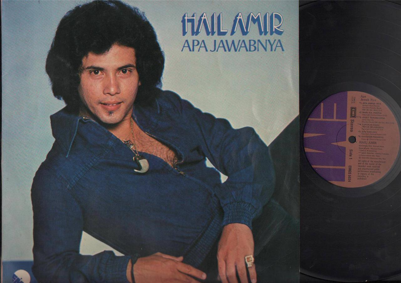 Singapore Malay Singer Hail Amir Apa Jawabnya 1978 EMI Malaysia 12" LP MLP349