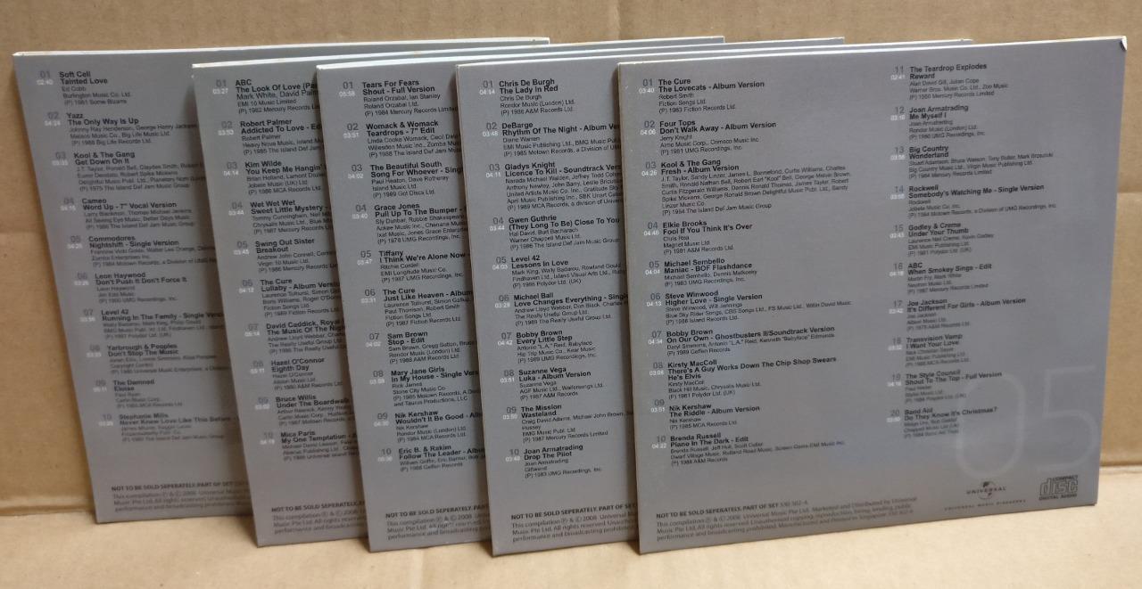 Various Artist Deep Purple Cher Diana Ross Rare Singapore Promo 5x CD FCB1969