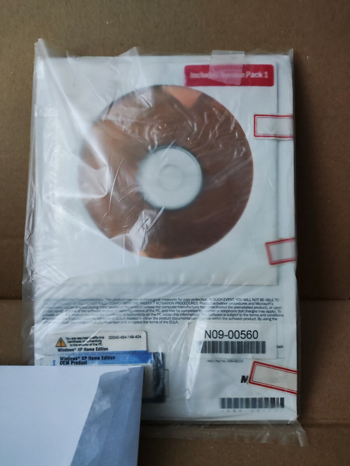 Windows XP Home Service Pack 1 Disc for OEM (SW017)