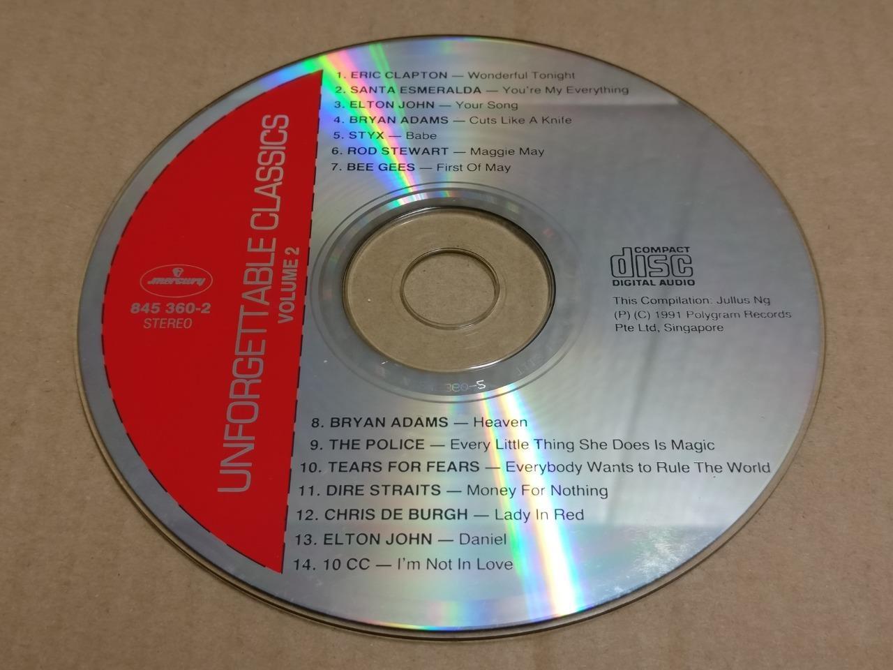 Various Artists Dire Straits Bee Gees Elton John STYX 1991 Singapore CD FCS9837