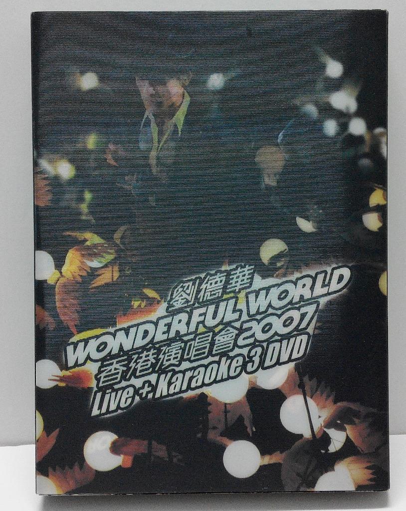 Hong Kong Andy Lau 劉德華 刘德华 2007 Live+Karaoke Rare 3D Cover 3x DVD FCB789