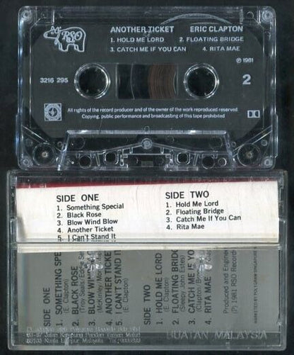 Eric Clapton Another Ticket 1981 Rare Polygram Singapore Cassette CS449