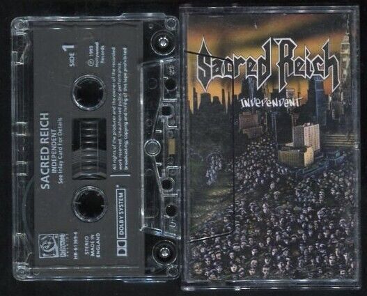 Sacred Reich Independent 1993 England Cassette Marketed In Singapore CS050