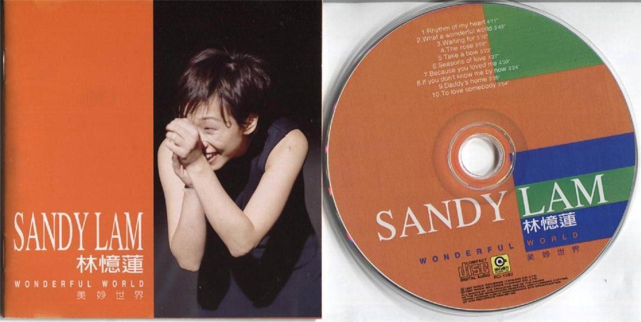 HK Sandy Lam 林憶蓮 林忆莲 Rare Wonderful World English Song 1997 Taiwan CD FCS3991