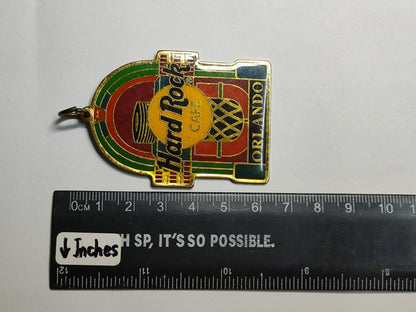 AMM68 VINTAGE KEYCHAIN KEYRING ORLANDO HARD ROCK CAFE (JF096)