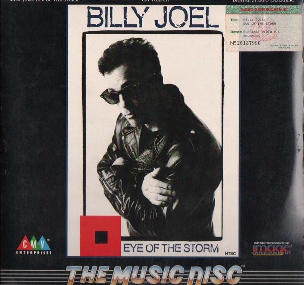 Billy Joel New & Sealed W/ Singapore Board of Censor Sticker LD Laserdisc LD099