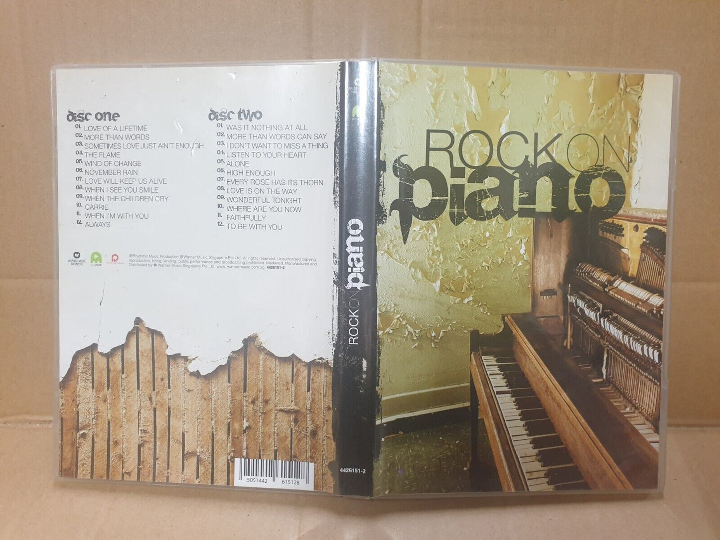 Rock On Piano Faithfully Always Carrie Alone Singapore English 2x CD (FCB2398)