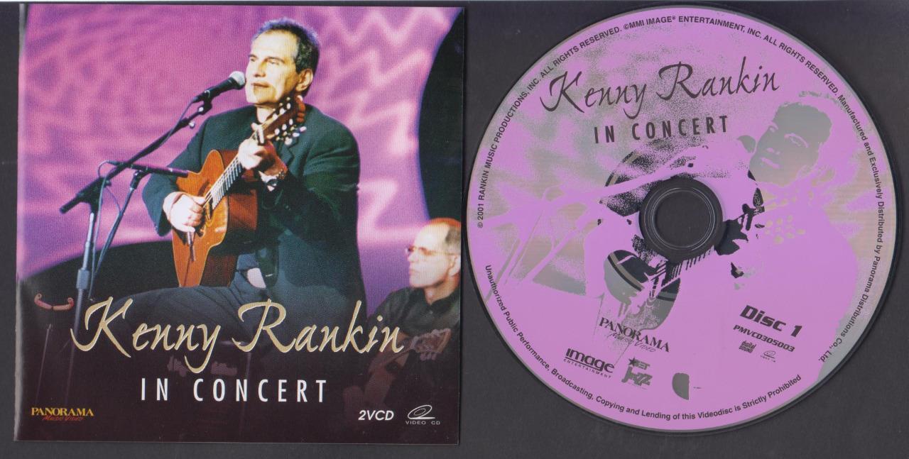 Mega Rare Kenny Rankin In Concert Hong Kong 2x VCD FCS6125