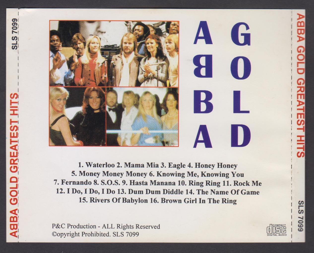 Mega Rare A B B A On Cover Singapore CD FCS7357