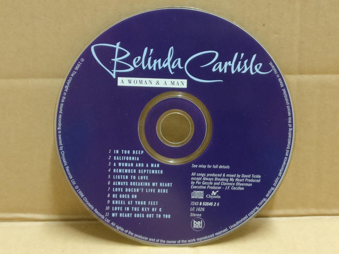 Berlinda Carlisle A Woman & A Man 1996 Holland CD FCS9653