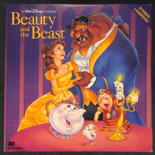 Cartoon Animation Movie Fairytale Beauty & The Beast Japan LD Laserdisc LD1326