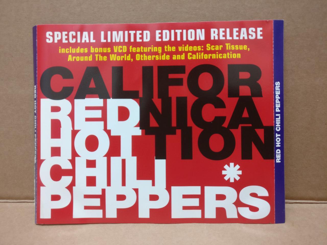 Mega Rare Red Hot Chili Peppers Californication 2000 Singapore CD + VCD FCS8557a