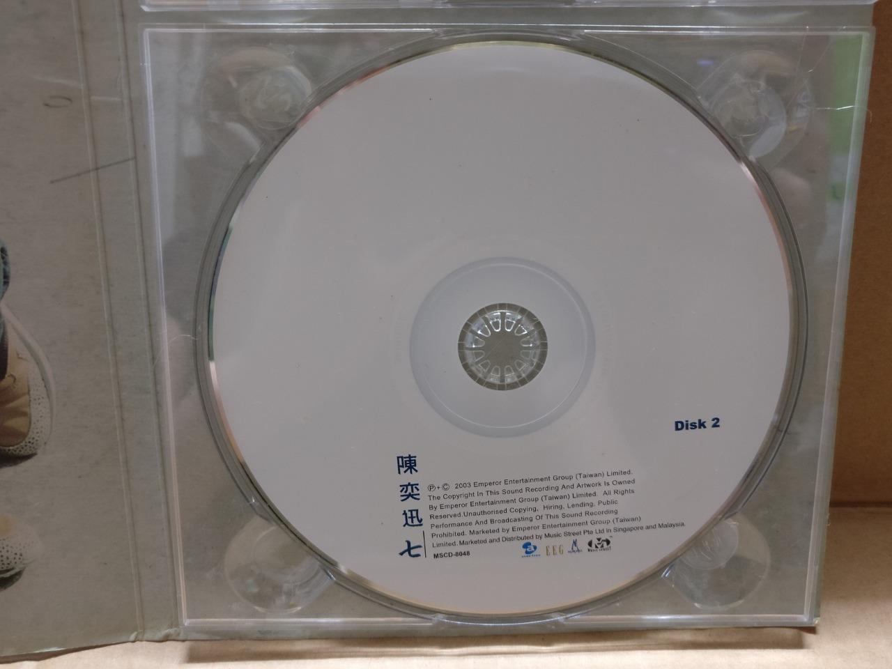 Hong Kong Eason Chan 陳奕迅 陈奕迅 七 2003 Rare Singapore Chinese 2x CD FCBL146