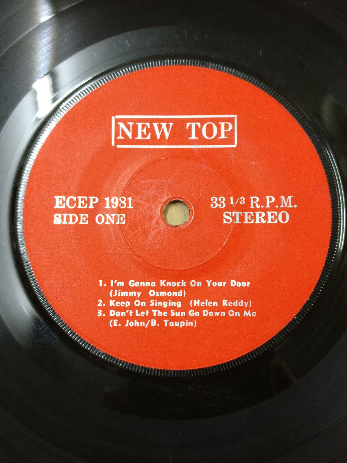 Jimmy Osmond Bee Gees Ringo Starr Compil Rare Singapore 7" EP EEP1591