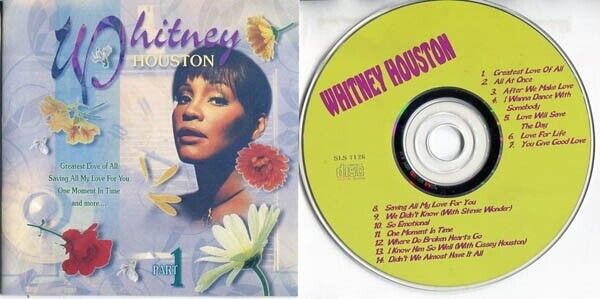 Rare Whitney Houston On Cover Part 1 Zeppelin Records Label 1995 CD FCS689