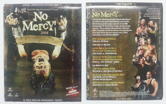 WWE Wrestling No Mercy 2008 Singapore Only 3+1 Bonus VCD Video CD FCS5872