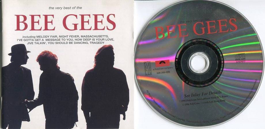 Mega Rare The Very Best Of Bee Gees 1996 Polygram Hong Kong CD FCS4519