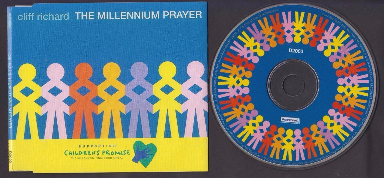 Mega Rare Cliff Richard The Millennium Prayer 1999 Charity CD FCS6970