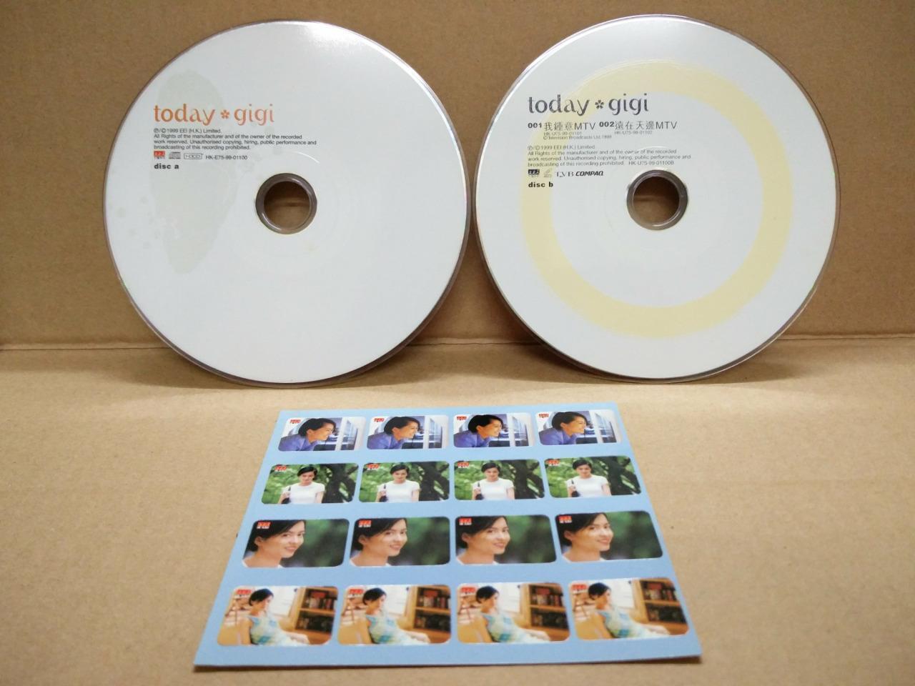Hong Kong Gigi Leung 梁咏琪 梁詠琪 Today 1999 Hong Kong Chinese CD + VCD FCS8657