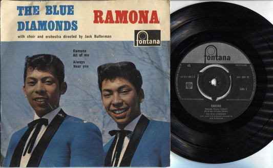 Rare Indonesia The Blue Diamonds Band Ramona English Songs Holland 7" EP CEP1913
