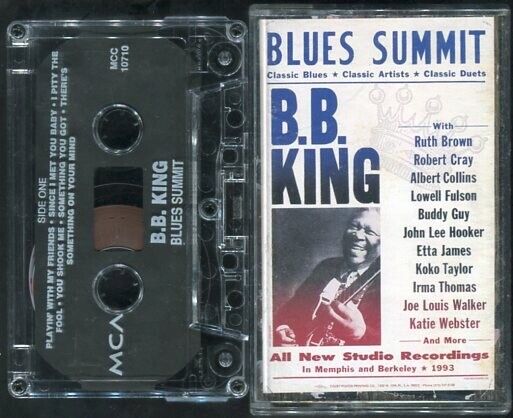 B.B. King Blues Summit 1993 Rare MCA Malaysia Cassette CS468