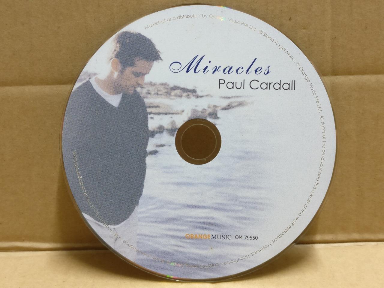 Paul Cardall Miracles Piano Audiophile 24Bit Rare Singapore Gold CD FCS9638