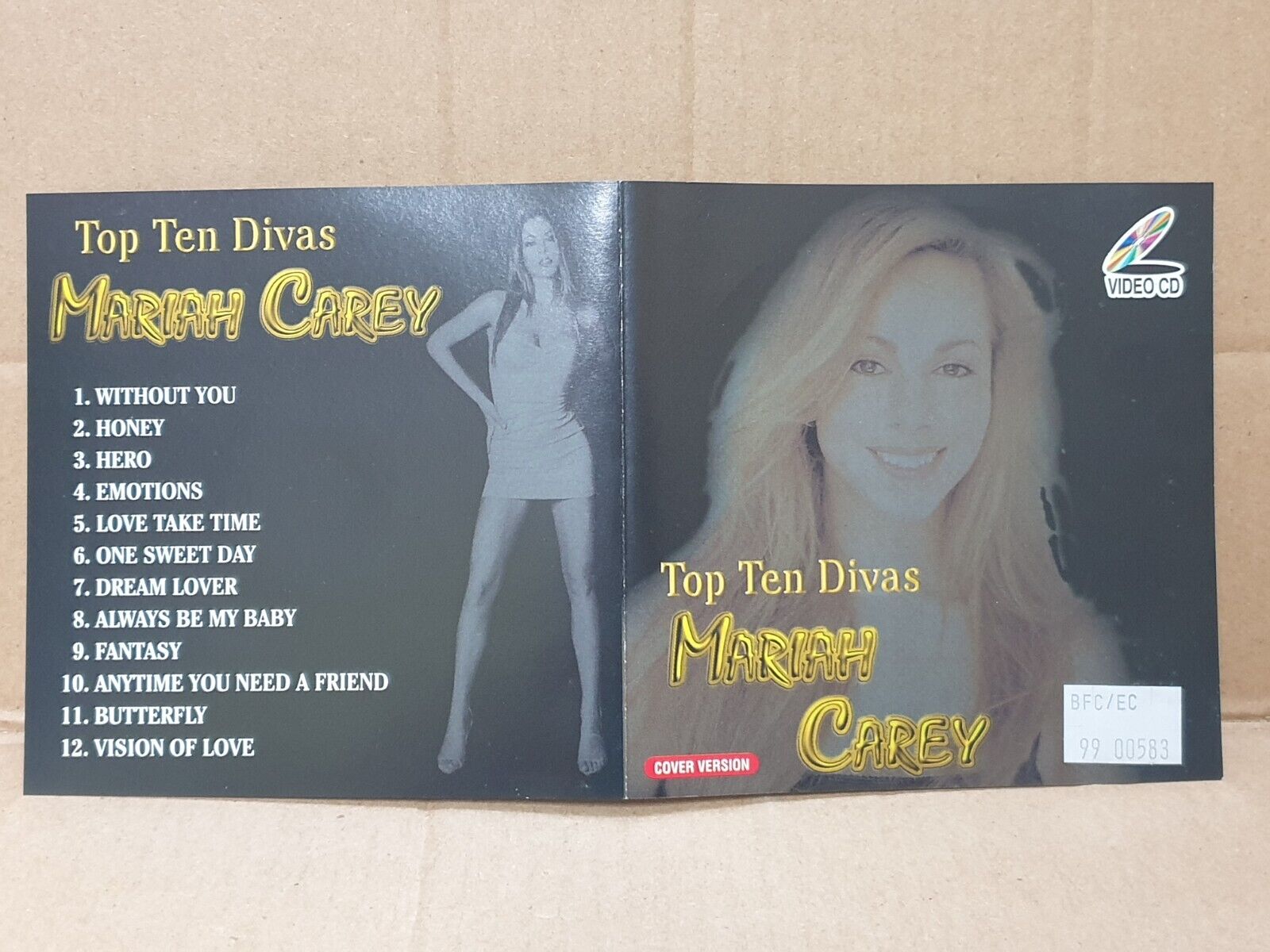 Mariah Carey On Cover Only Hong Kong English Video CD VCD (FCS10238)