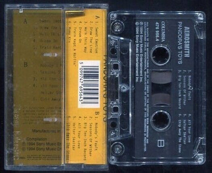 Aerosmith Band 1994  Rare Singapore Only Cassette 卡帶 磁帶 CS059