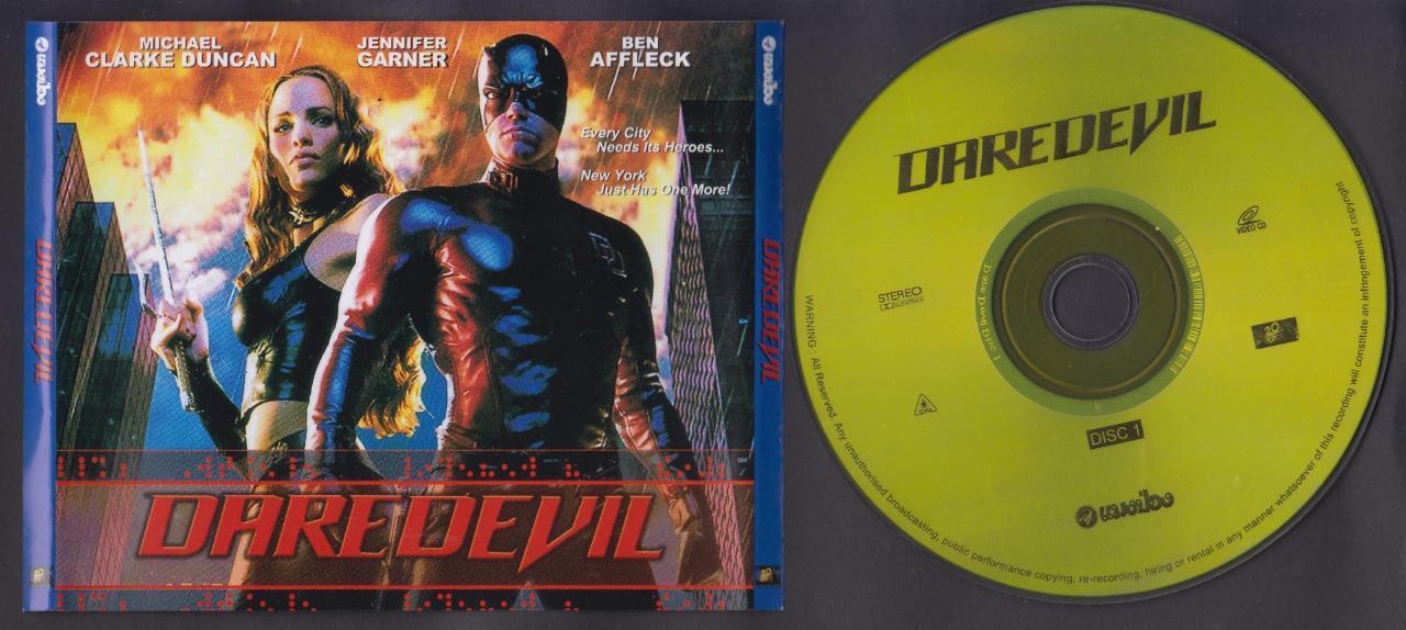 Movie DareDevil Michael Clarke Duncan Rare Thailand 2x VCD FCS6546