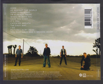 Mega Rare Westlife Back Home 2007 Printed In Singapore CD FCS6818