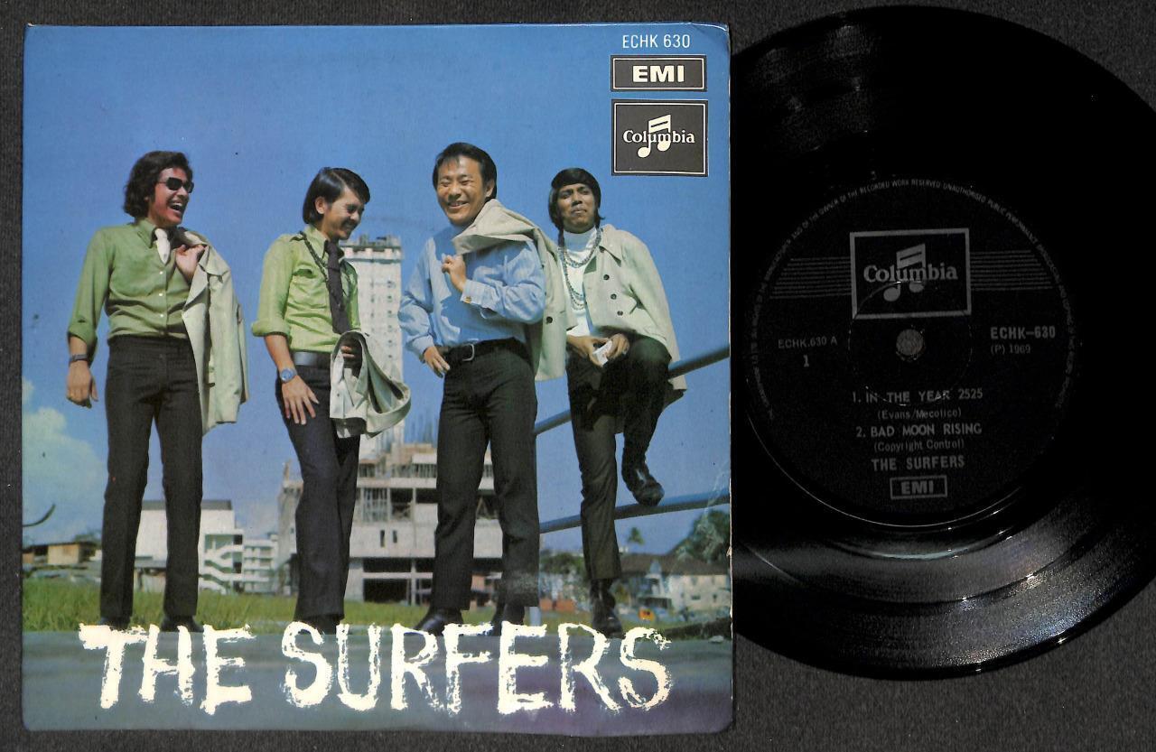 Mage Rare Singapore The Surfers Band Sung Beatles Songs English 7" CEP3166