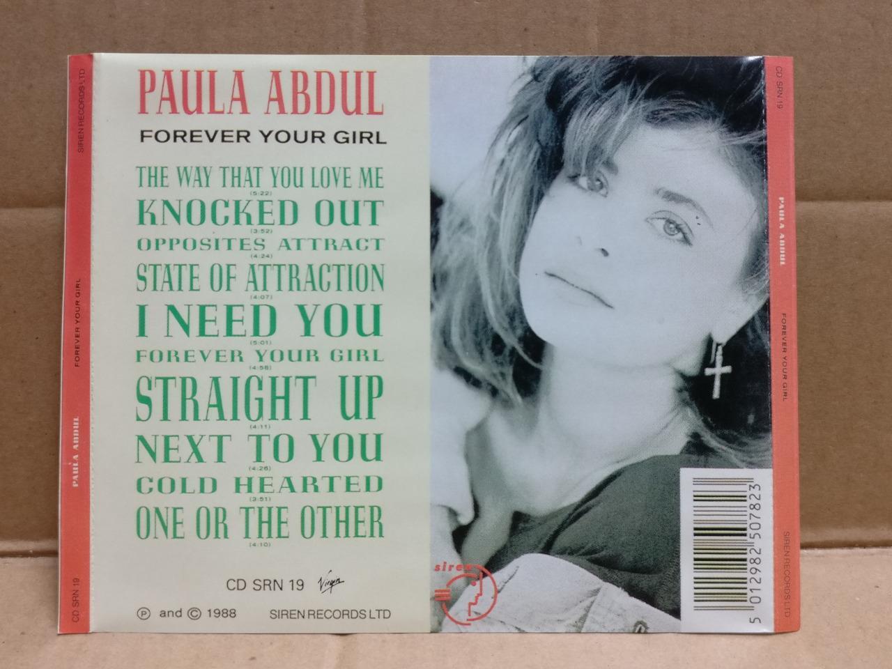 AMM Paula Abdul Forever Your Girl 1988 Australia English CD FCS10071 (No Case)