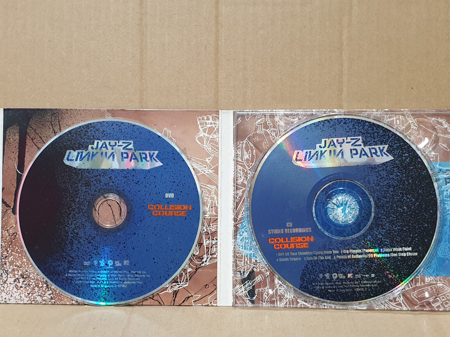 Jay-Z Linkin Park Collision Course 2004 English Singapore CD + DVD (FCB2506)