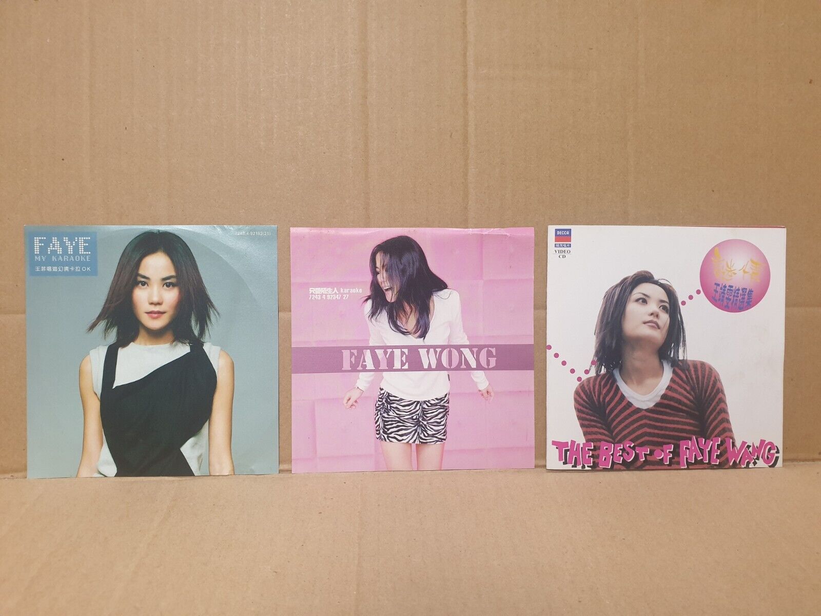 China Faye Wong 王菲 Chinese 7x CD + 5x VCD Set Lot Of 12 (FCS10353) M