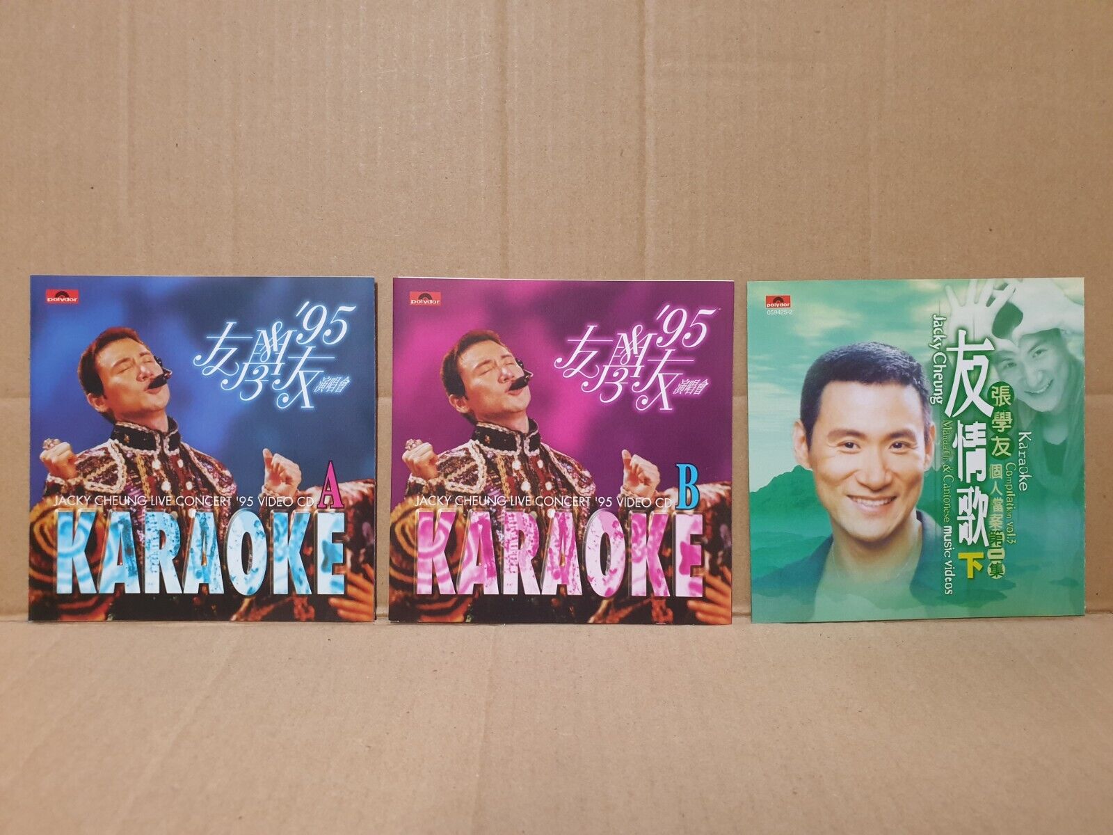 HK Jacky Cheung 张学友 張學友 Chinese 9x VCD + (2x VCD) Set Lot Of 10 (FCS10347) L