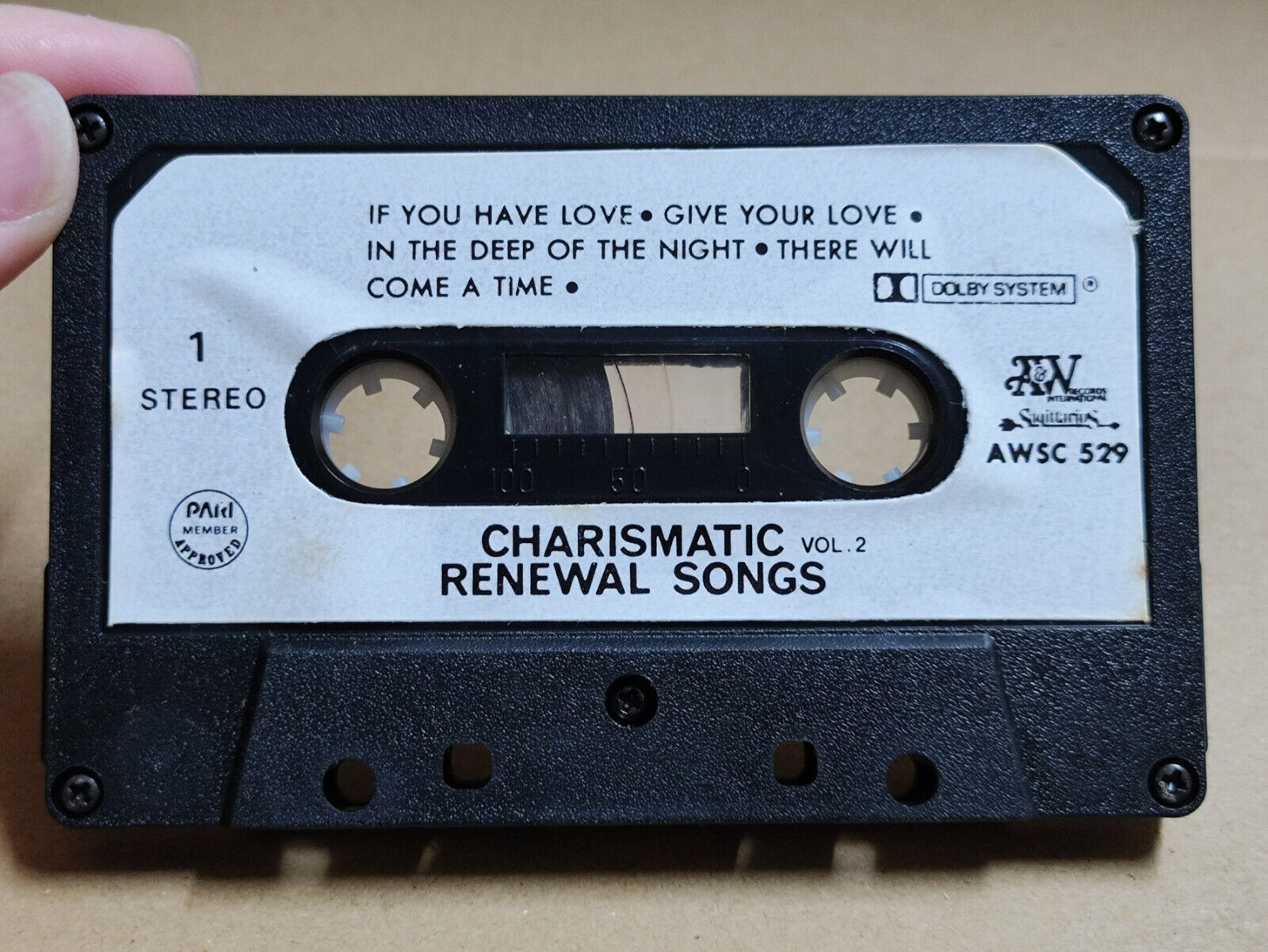 AMM68 GEORGETTE M. BELTRAN RENEWAL SONGS ENGLISH CASSETTE (CS2269)