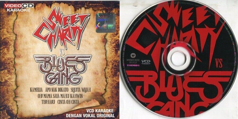 Malaysia Malay Sweet Charity Vs Blues Gang Karaoke 2007 Warner Music VCD FCS2398