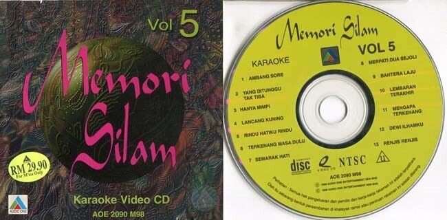 Malaysia Malay Memori Silam Karaoke Vol.5 Saloma P.Ramlee N.N 1998 VCD FCS1499