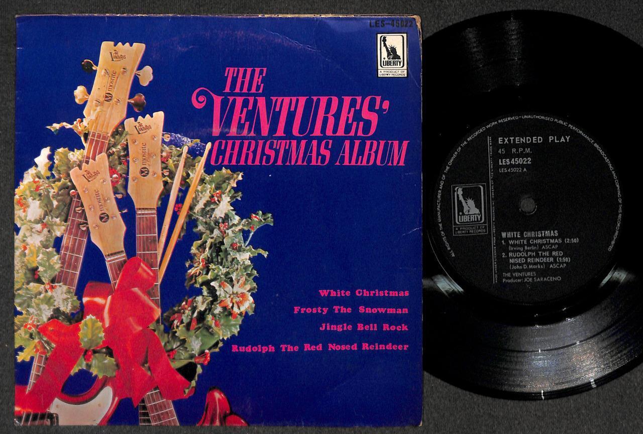 The Ventures Christmas Album Jingle Bell Rare Singapore 7" EP EEP1616