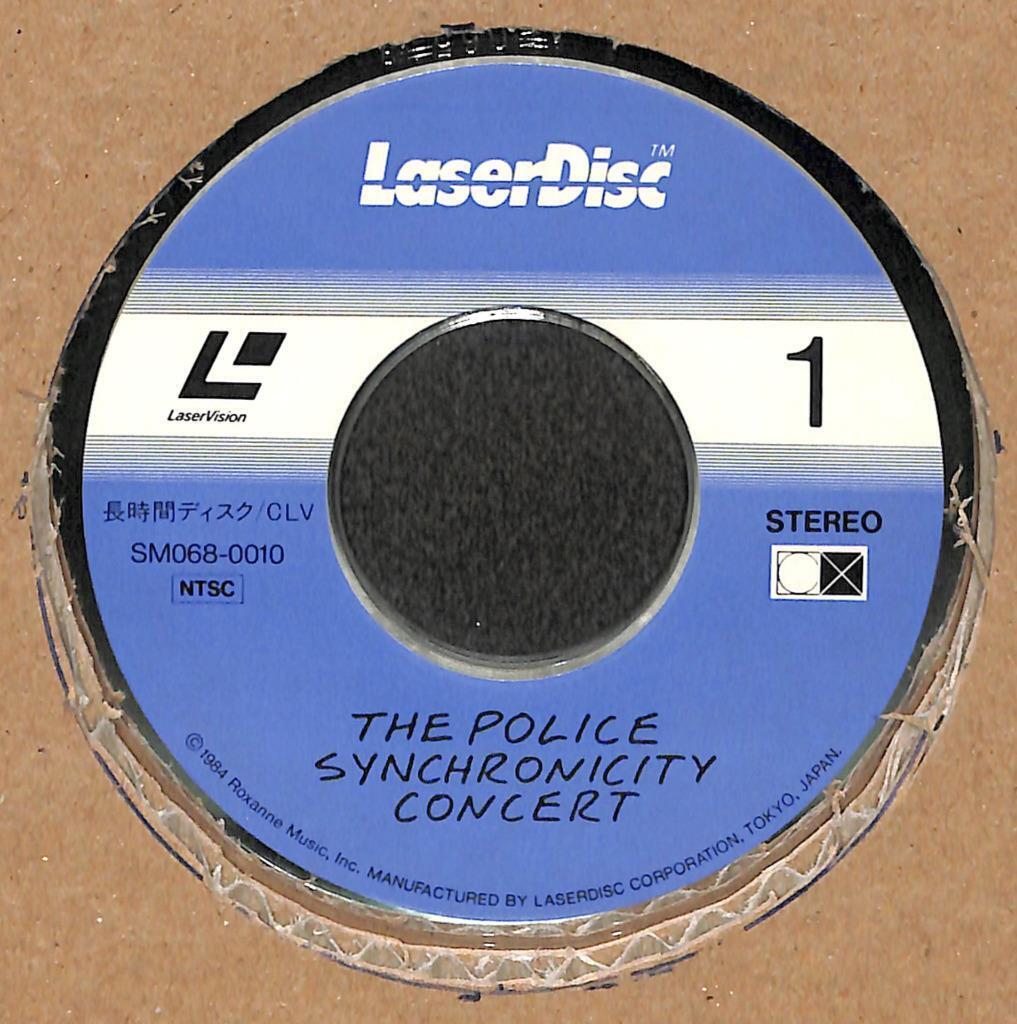 Mega Rare The Police Band Synchronicity Concert 1984 Japan LD Laserdisc LD1588